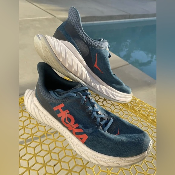 Hoka Shoes Hoka Womens Carbon X 2 Running Shoes Moroccan Bluehot